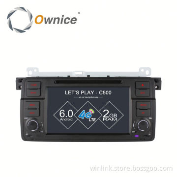 Ownice Android 6.0 touch screen Stereo Car stereo for BMW E46 1998 - 2006 with dvd wifi bluetooth GPS rds